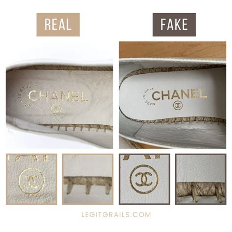 how to spot fake chanel espadrilles|espadrilles chanel shop.